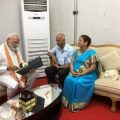 Chitale couple meets Modi