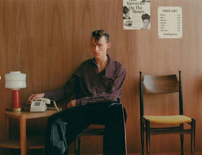 Man sitting in a waiting room